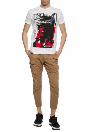 Printed t-shirt with rips, zdjęcie 2 Printed t-shirt with rips od Dsquared2